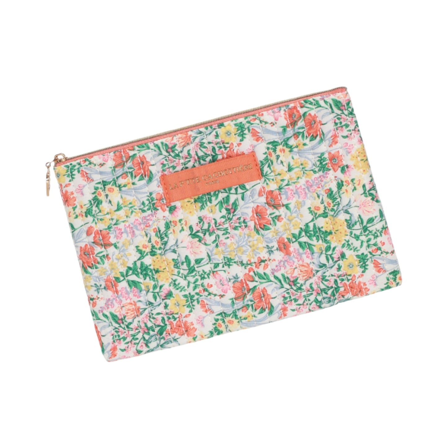 Pochette Plate - Matelassé jardin d’aquarelle
