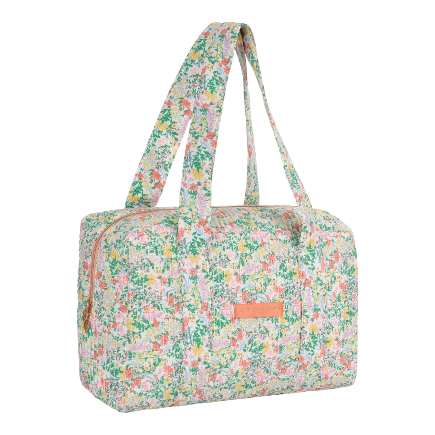 Sac Week-End - Matelassé jardin d’aquarelle