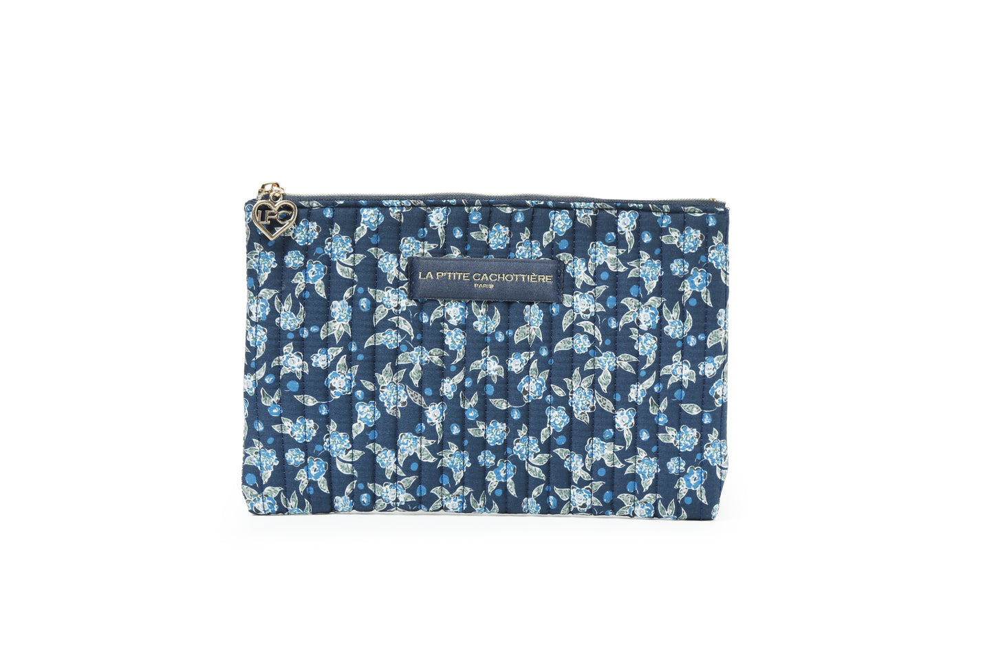 Pochette Plate - Matelassé Baies Gentiane