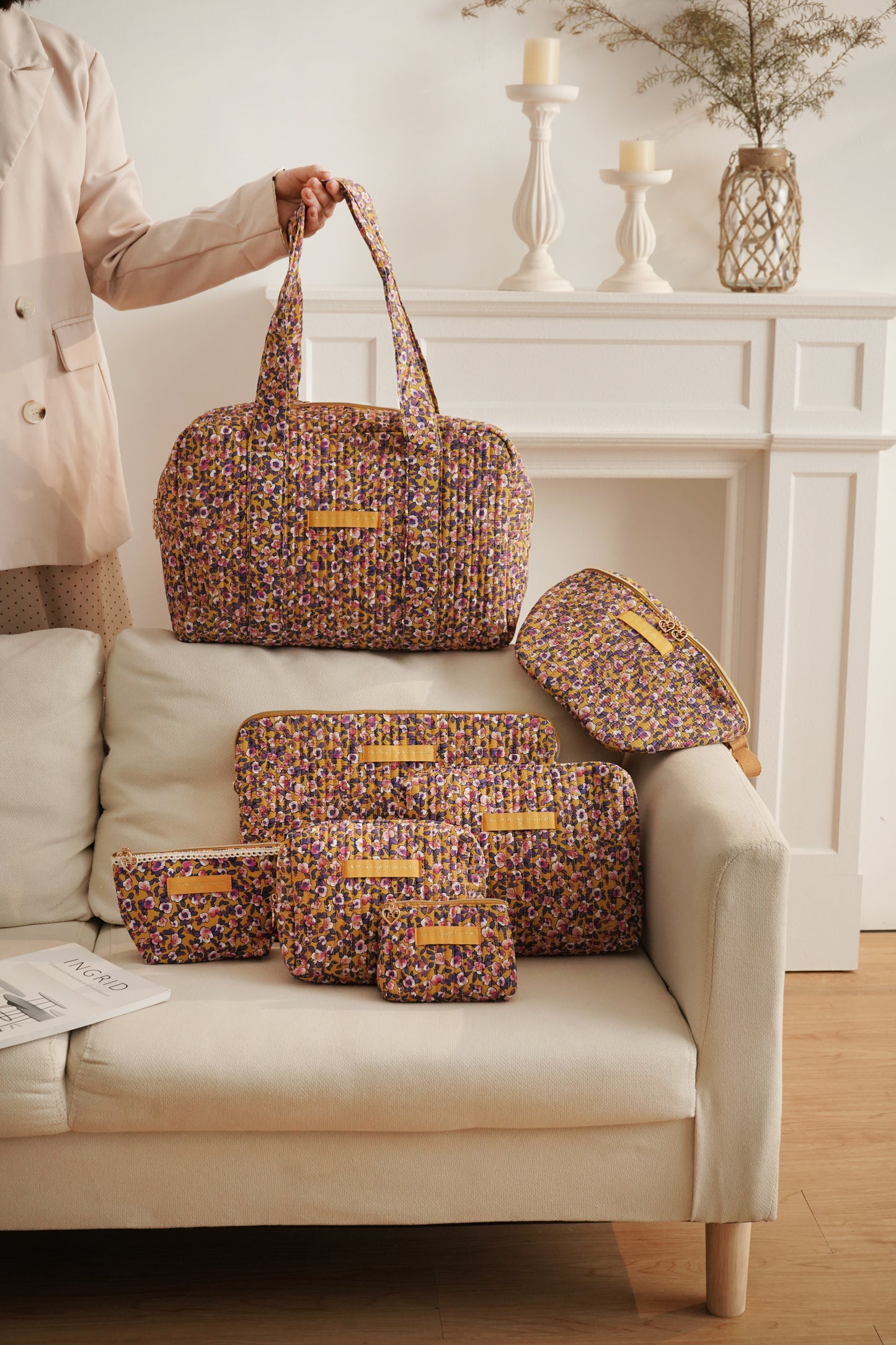 Housse 13/14" - Imprimé Champs Dorés