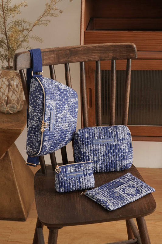 Jaipur L - Imprimé Bandana Indigo