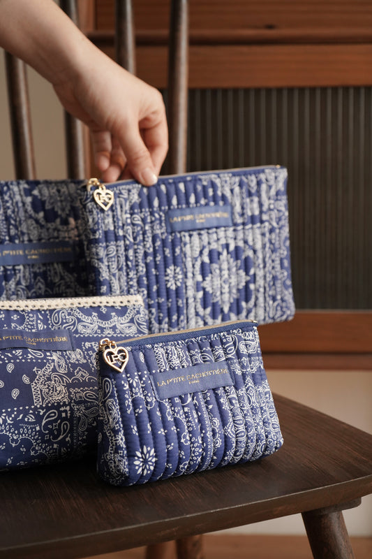 Housse 13/14" - Imprimé Bandana Indigo