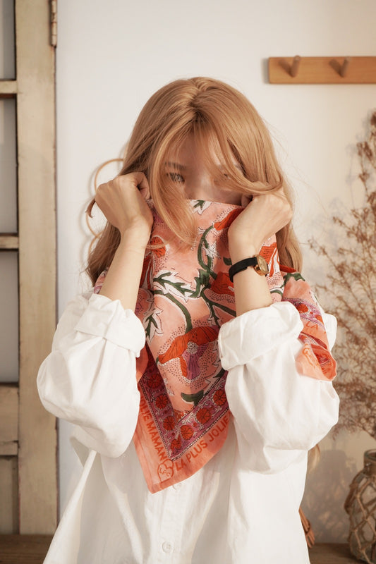 Foulard Coton La Plus Jolie Maman LPC001