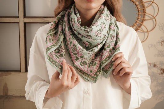 Foulard Voile de Coton LPC023
