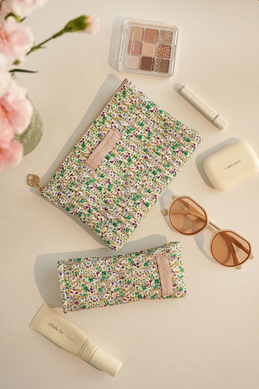 Pochette Plate - Matelassé Lilas