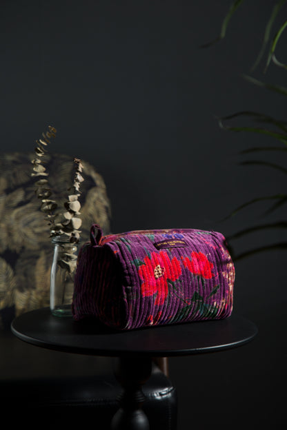 Trousse Velours India - Violet