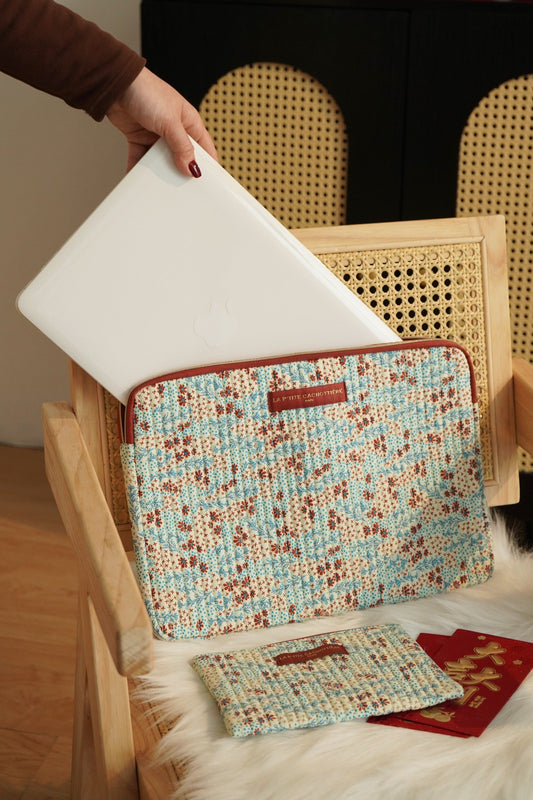 Housse 13/14" - Imprimé brume de printemps