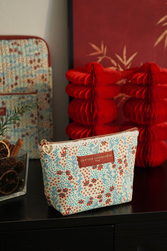 Pochette à frange - Imprimé brume de printemps