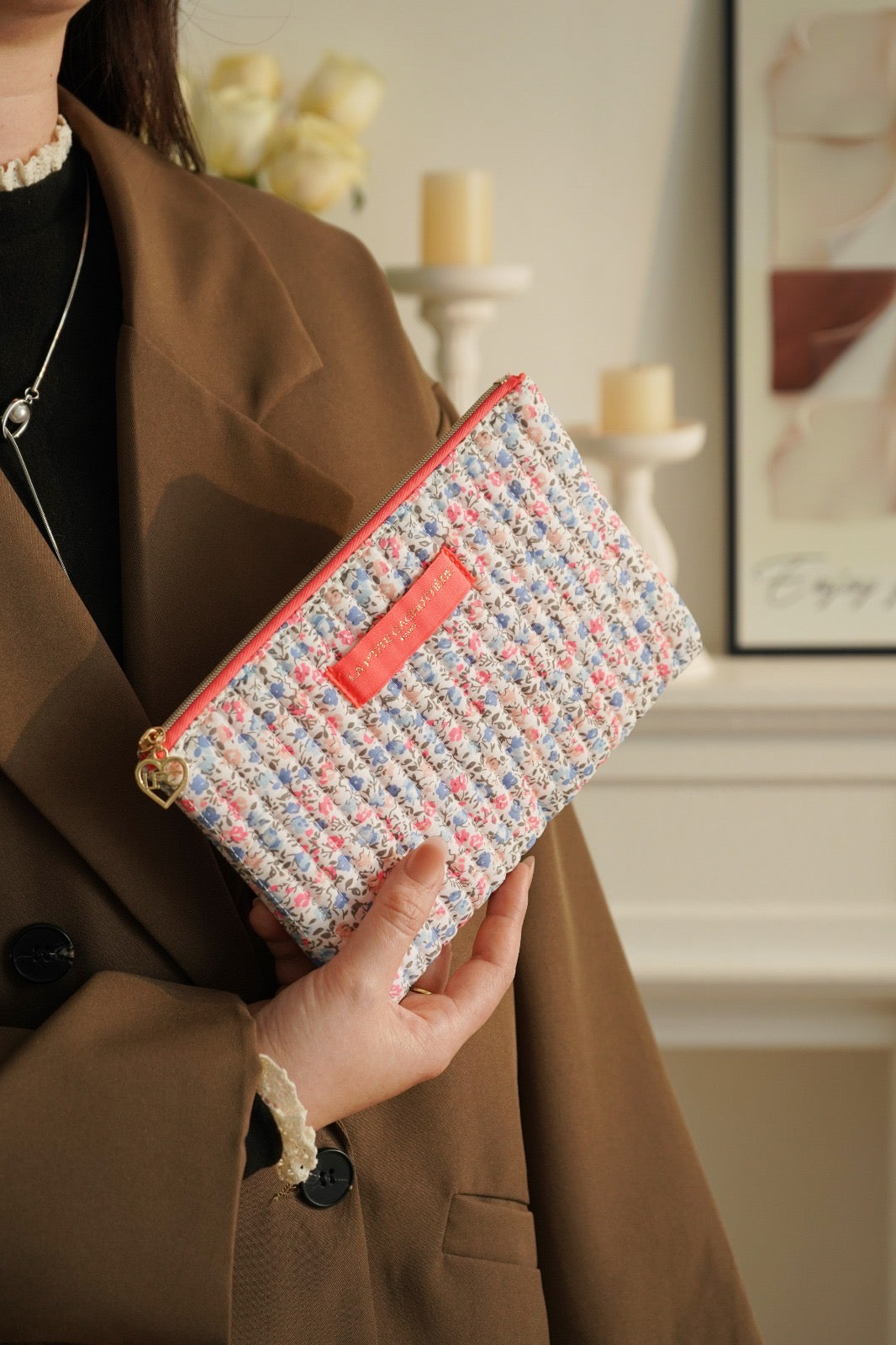 Pochette Classique - Imprimé confettis floraux