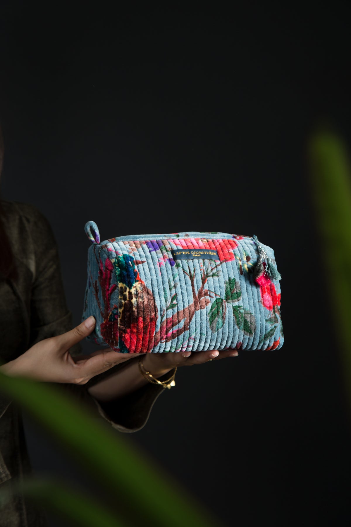 Trousse Velours India - Nuage