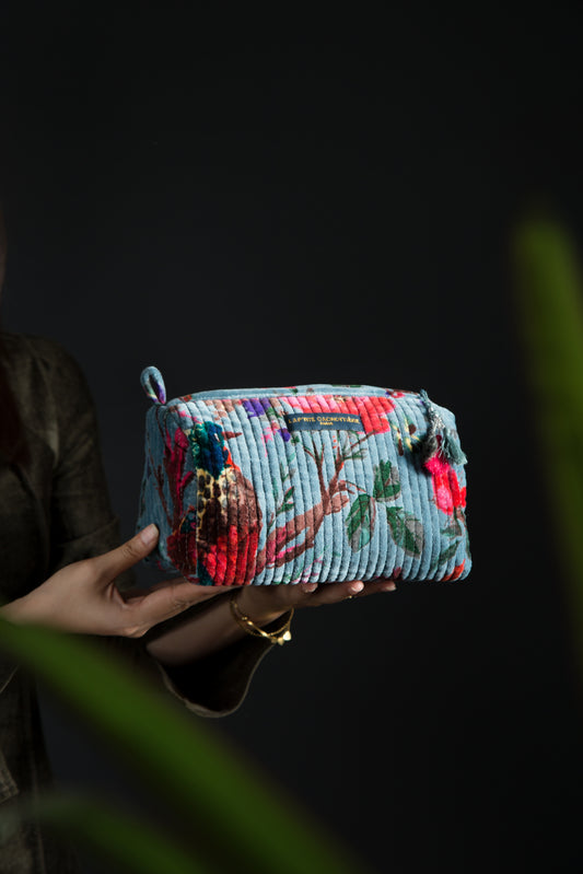Trousse Velours India - Nuage