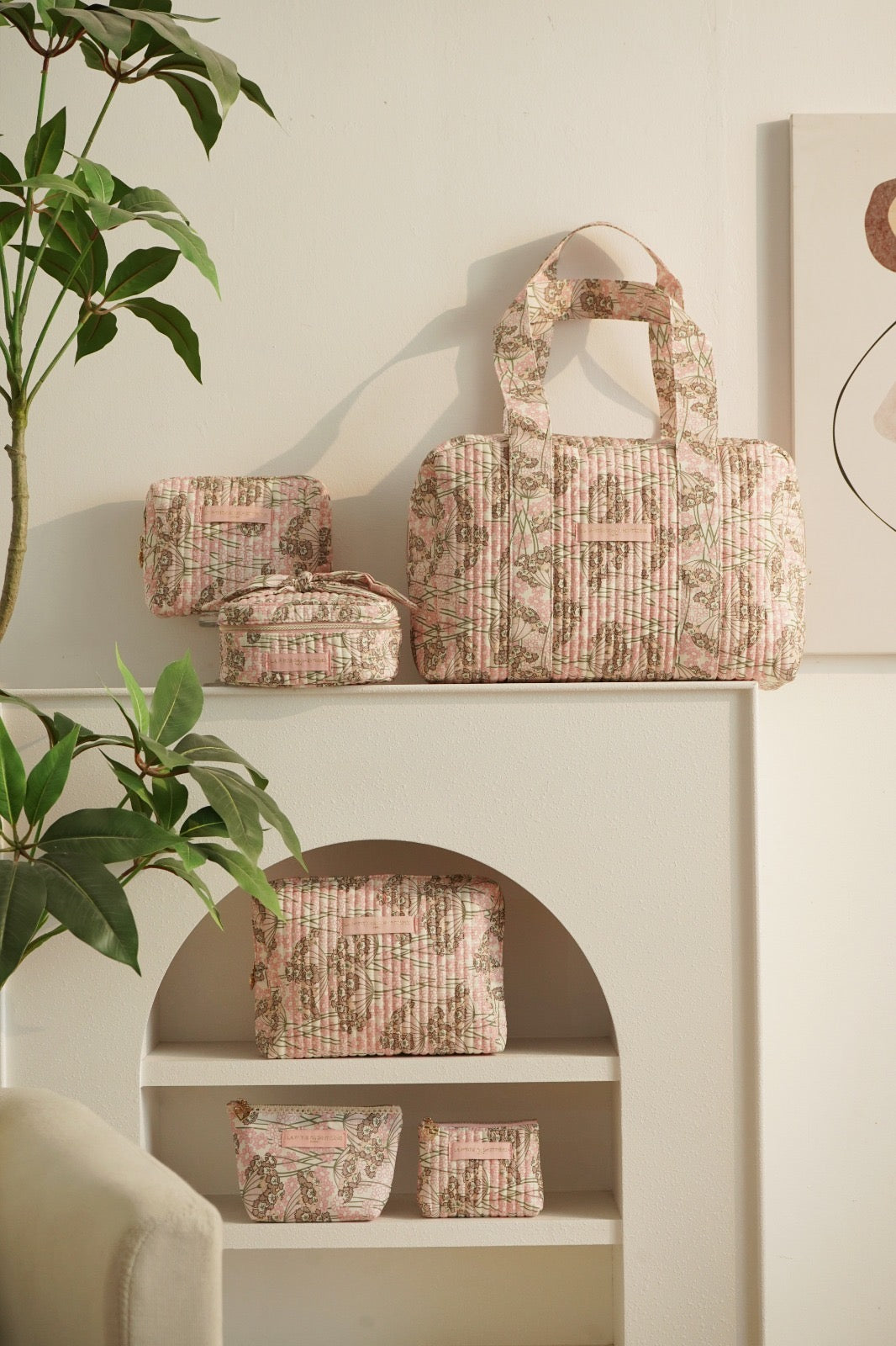 Sac Week-End - Imprimé éveil botanique