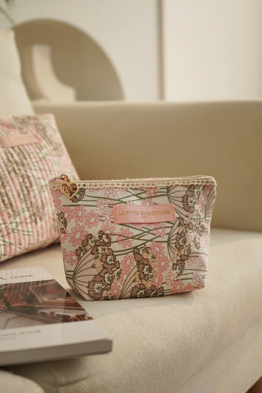 Pochette à frange - Imprimé éveil botanique