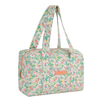 Sac Week-End - Matelassé jardin d’aquarelle