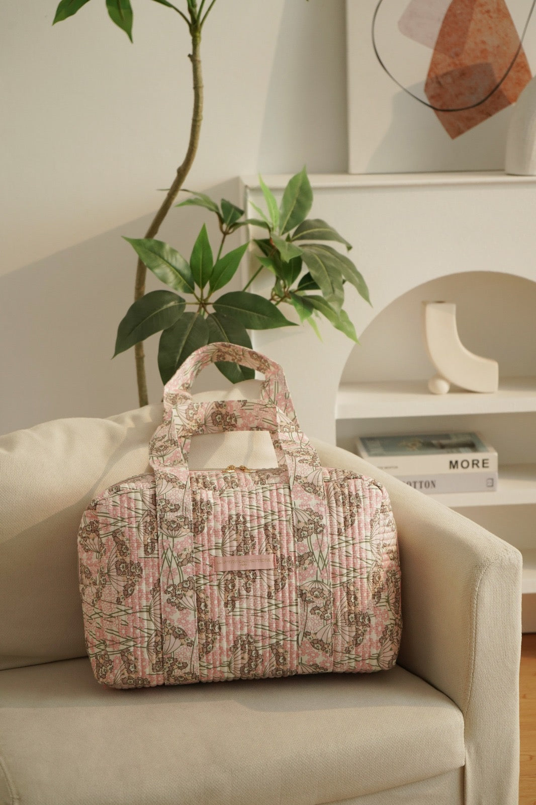 Sac Week-End - Imprimé éveil botanique