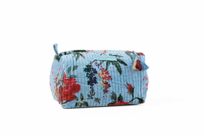Trousse Velours India - Ciel
