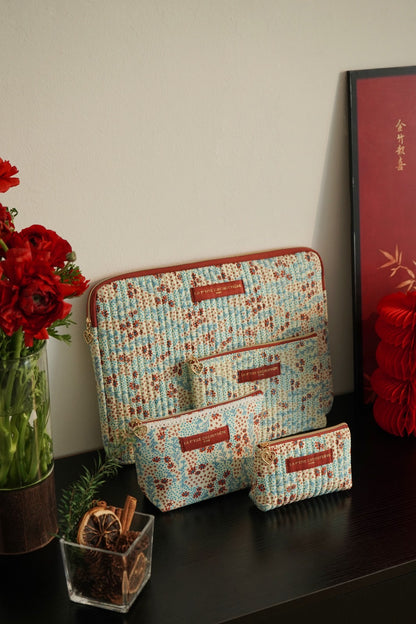 Housse 13/14" - Imprimé brume de printemps