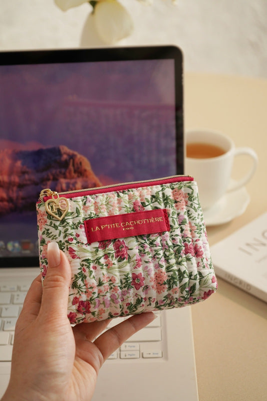 Porte-monnaie - Imprimé floraison délicate