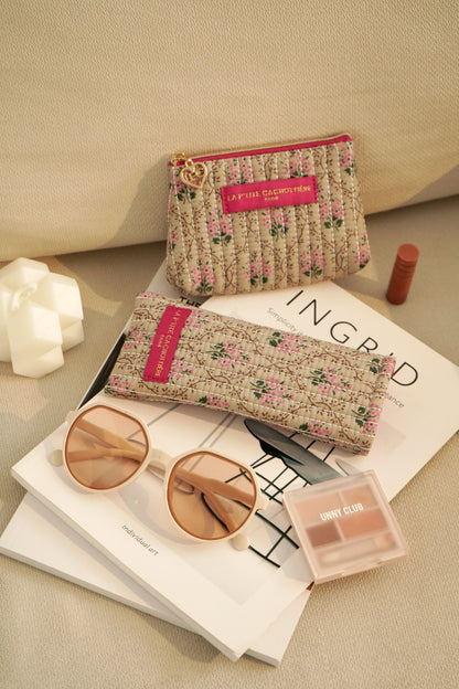 Etui à lunettes - Matelassé Camélia