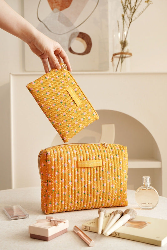 Pochette Plate - Matelassé Curcuma