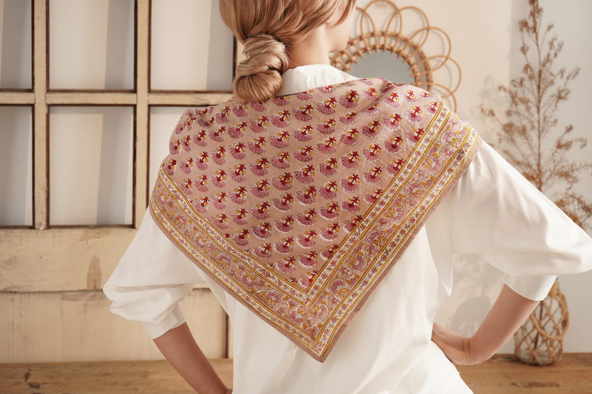 Foulard Voile de Coton LPC025