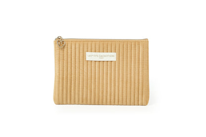 Pochette Plate - Velours Matelassé Tournesol