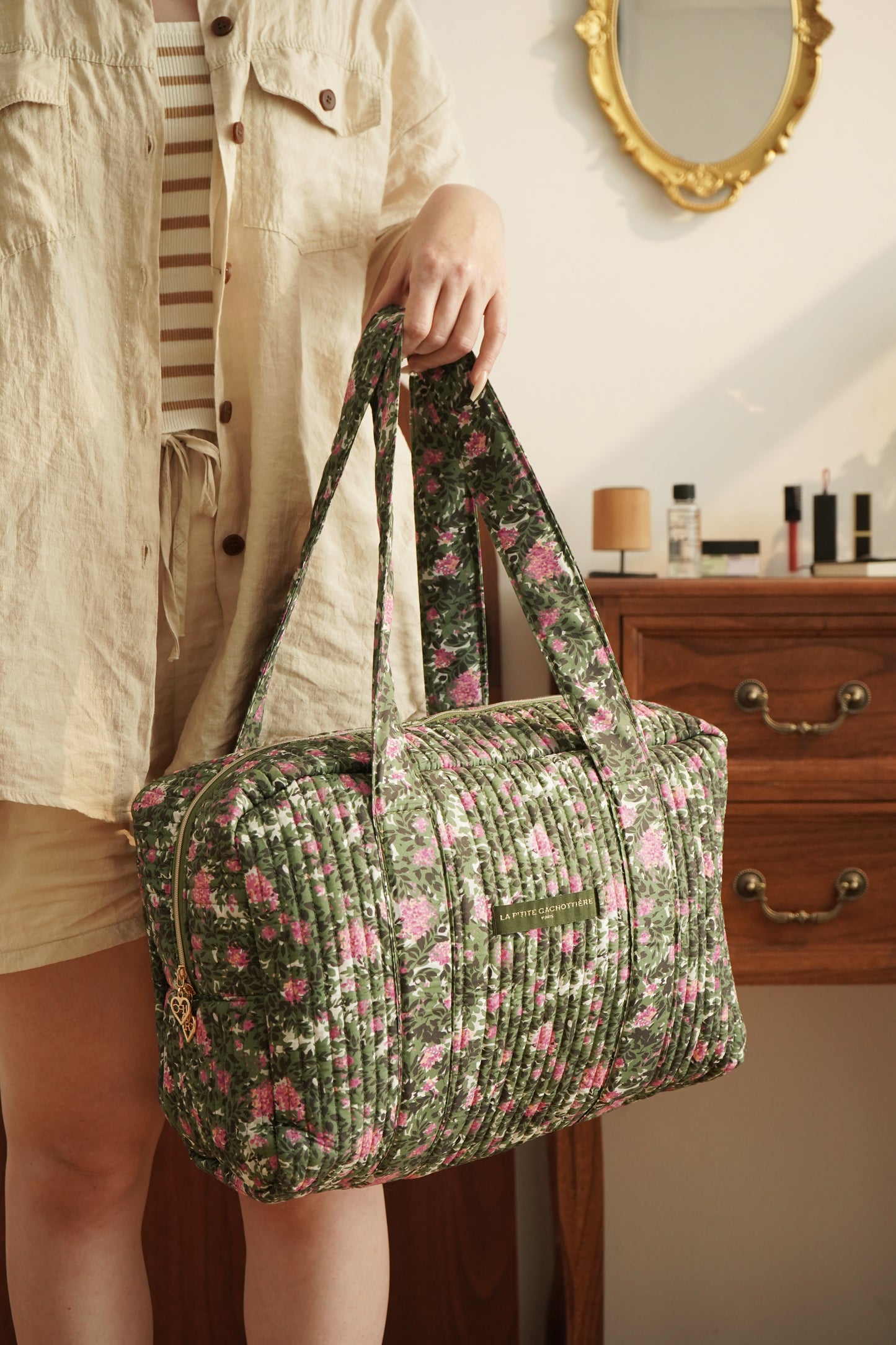 Sac Week-End - Imprimé Rosiers de Nuit