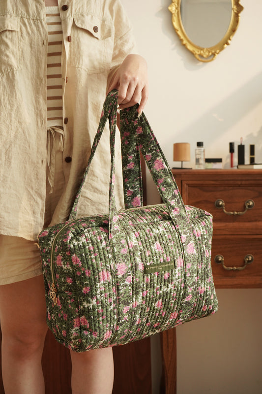 Sac Week-End - Imprimé Rosiers de Nuit