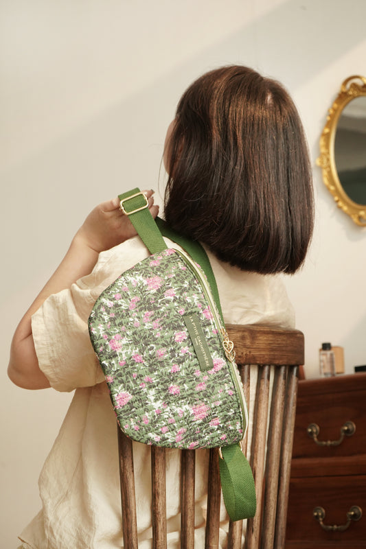 Sac Banane - Imprimé Rosiers de Nuit