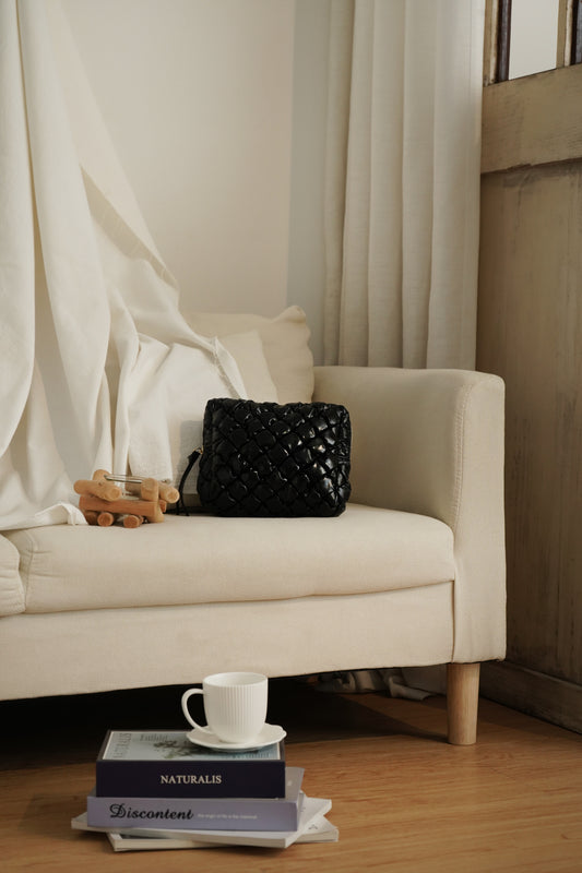 Jaipur - Capiton Moelleux Noir