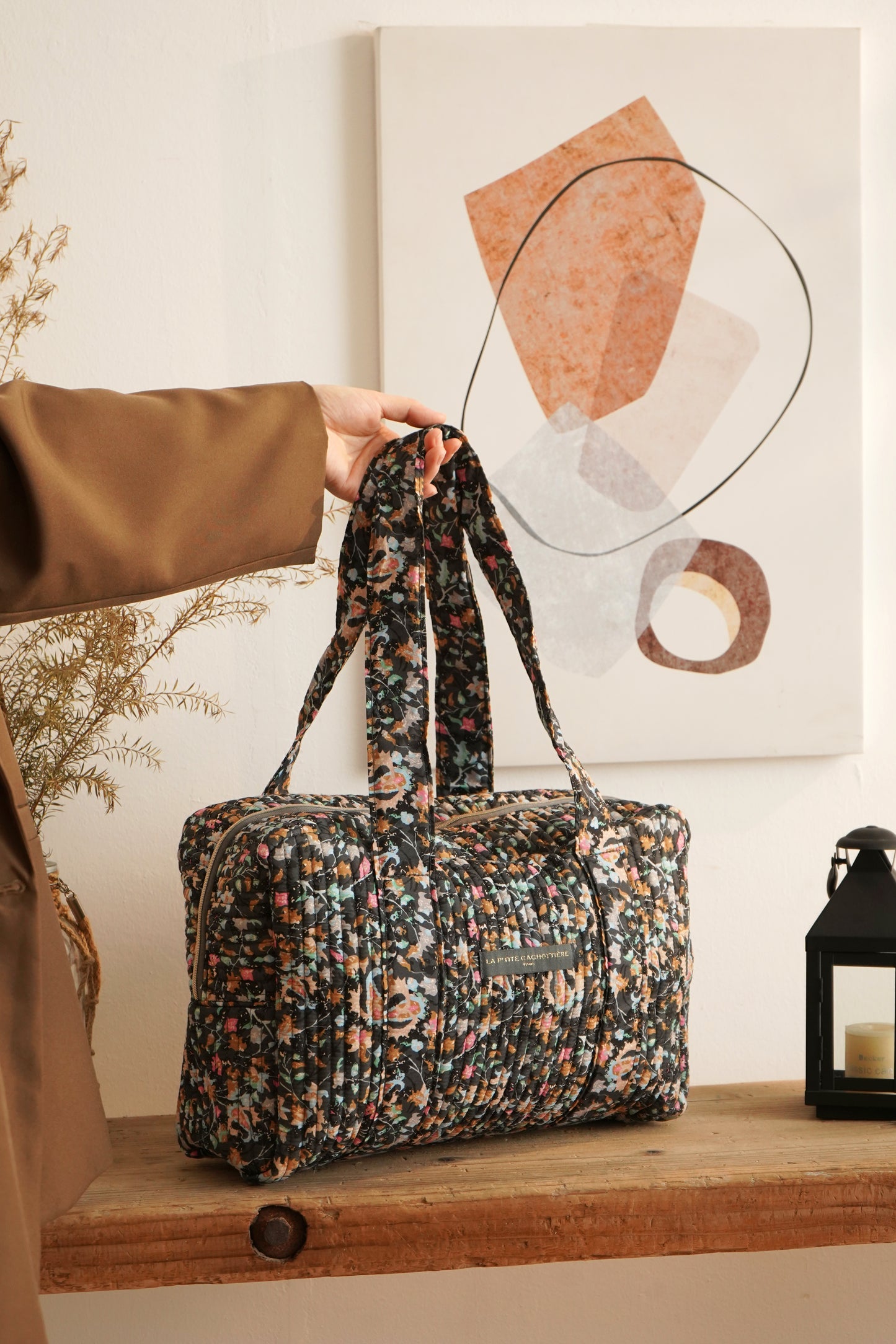 Sac Week-End - Imprimé Floral Nocturne