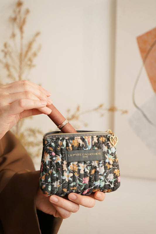 Porte-monnaie - Imprimé Floral Nocturne