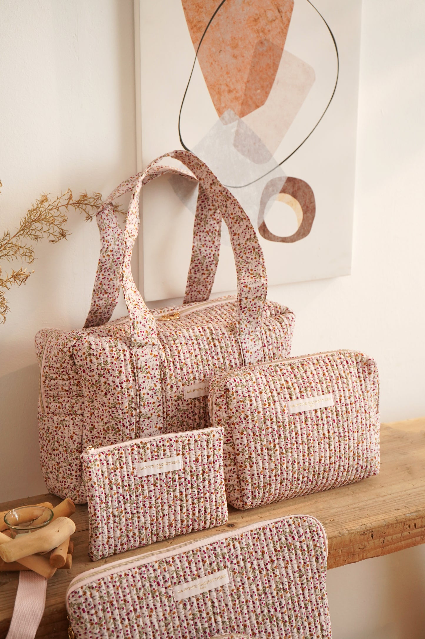 Sac Week-End - Imprimé Petites Baies Sauvages