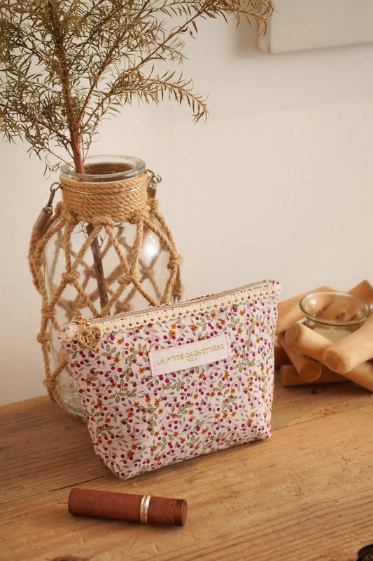 Pochette à frange - Imprimé Petites Baies Sauvages