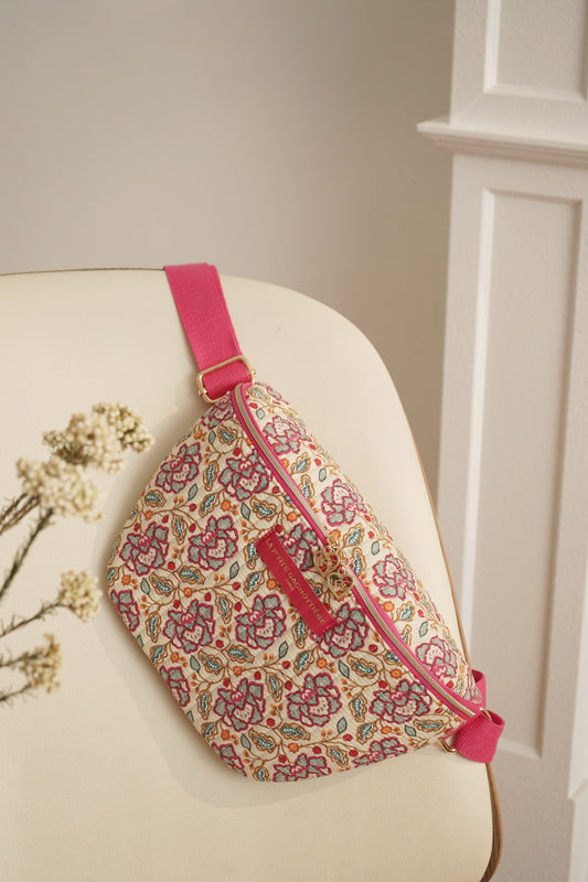 Sac Banane - Imprimé Fleurs d'Orient