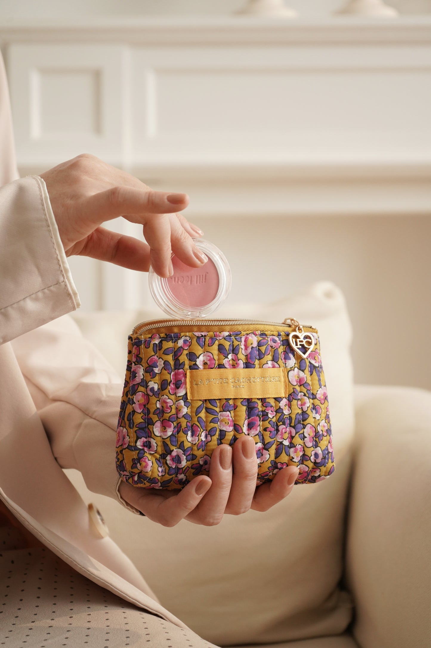 Porte-monnaie - Imprimé Champs Dorés