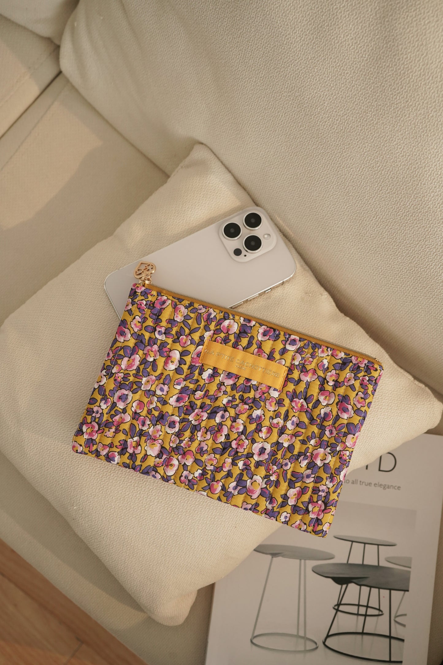 Pochette Classique - Imprimé Champs Dorés