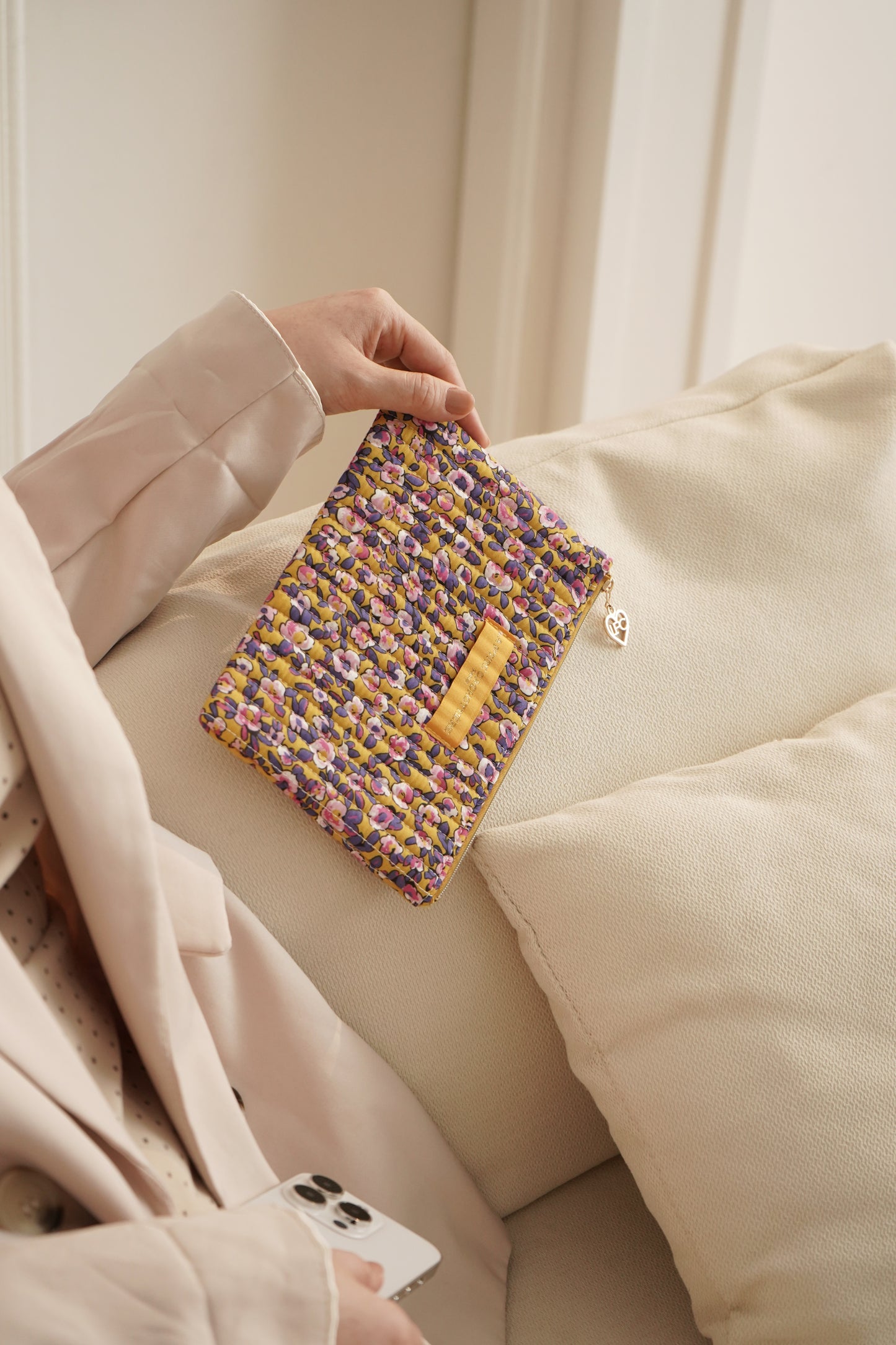 Pochette Classique - Imprimé Champs Dorés