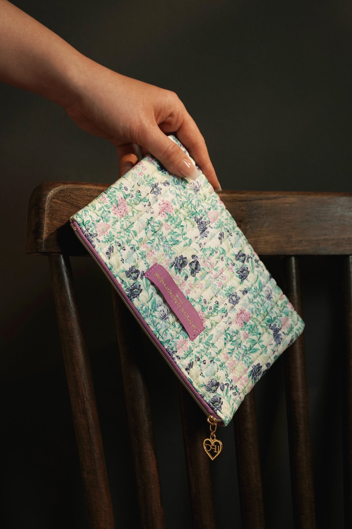 Pochette Plate - Matelassé rosée matinale