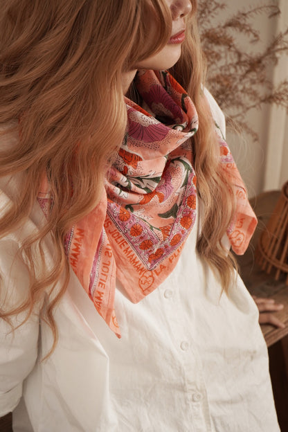Foulard Coton La Plus Jolie Maman LPC001