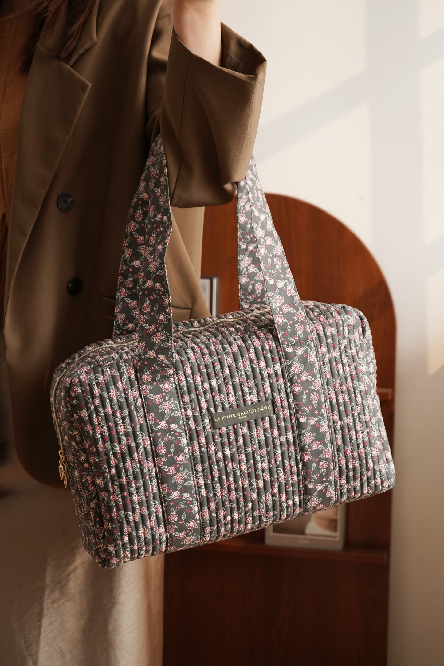 Sac Week-End - Matelassé Baies Dahlia