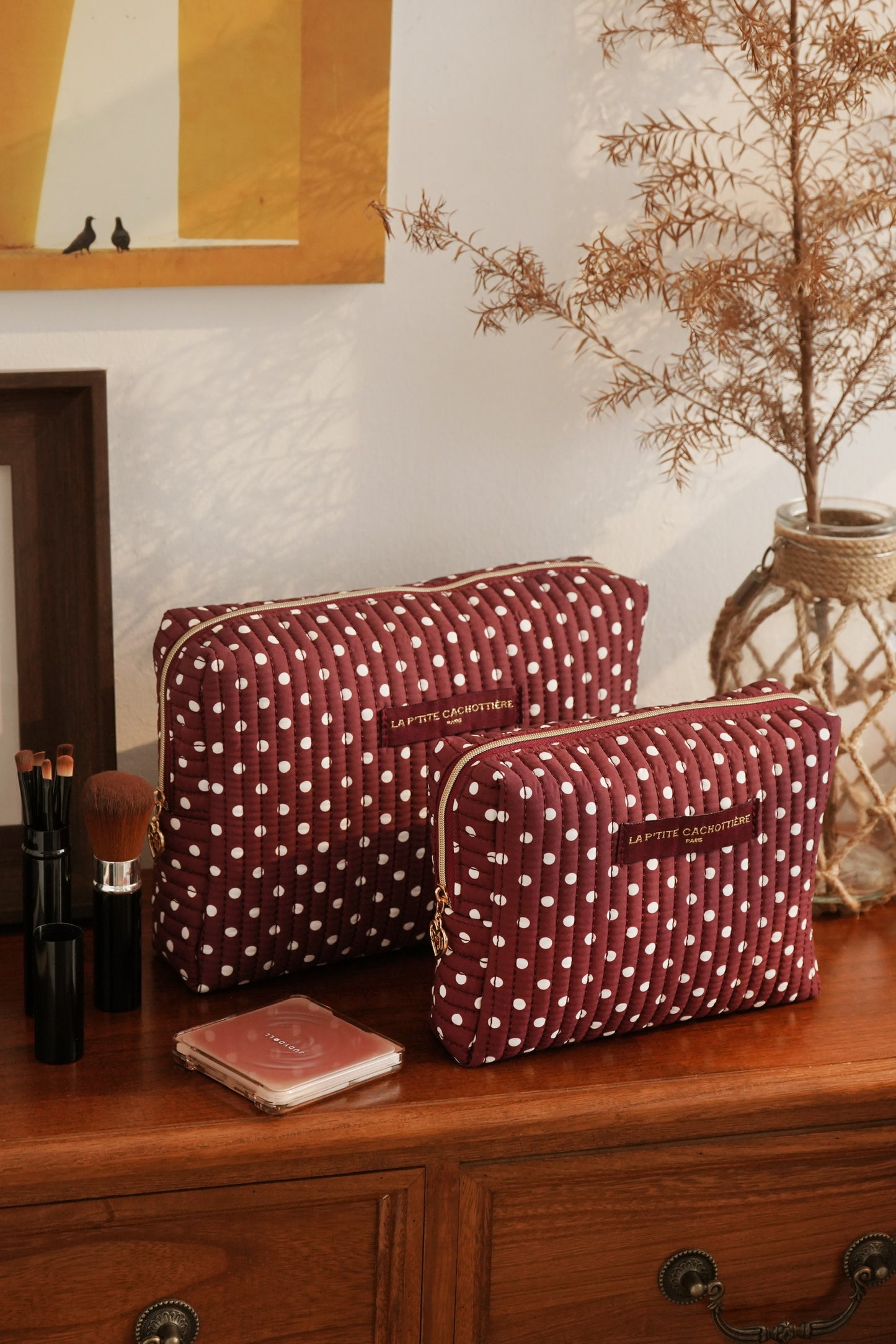 Jaipur L - Matelassé Pois Figue