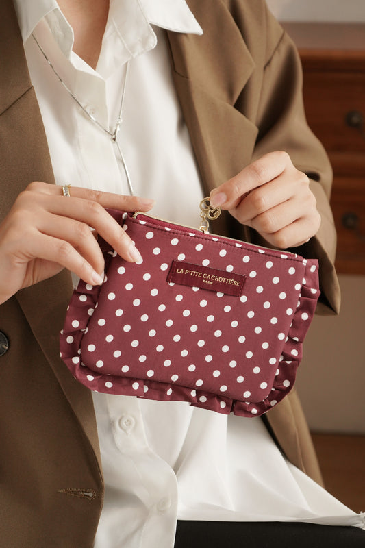 Pochette Froufrou - Pois Figue