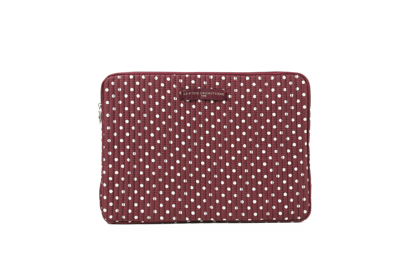 Housse 13" - matelassée Pois Figue