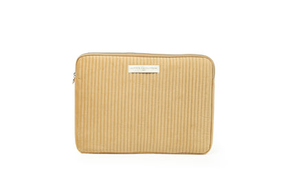 Housse 13" - Velours Matelassée Tournesol