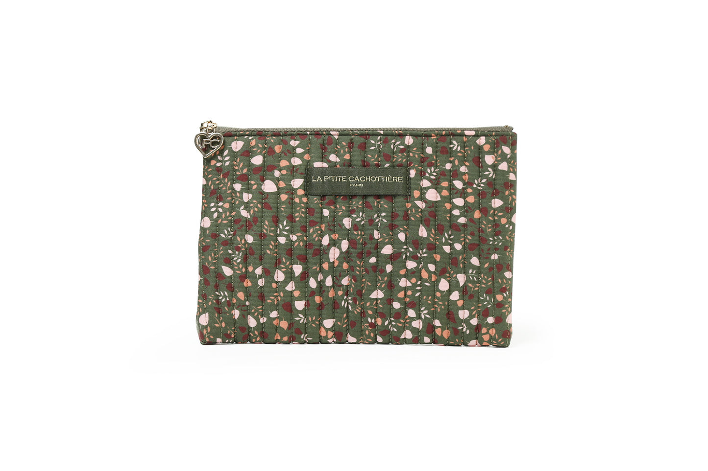 Pochette Plate - Matelassé Olivier