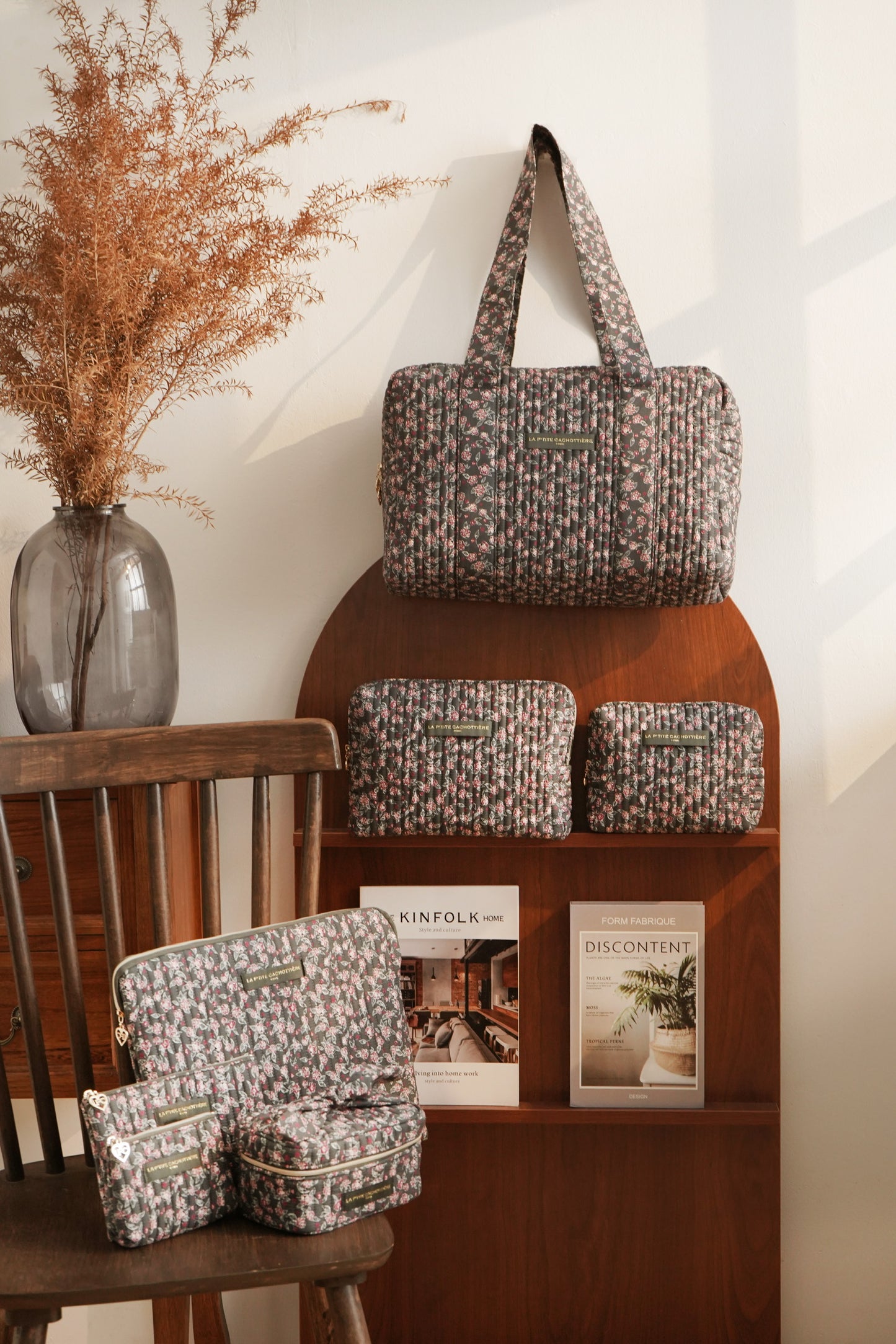 Sac Week-End - Matelassé Baies Dahlia