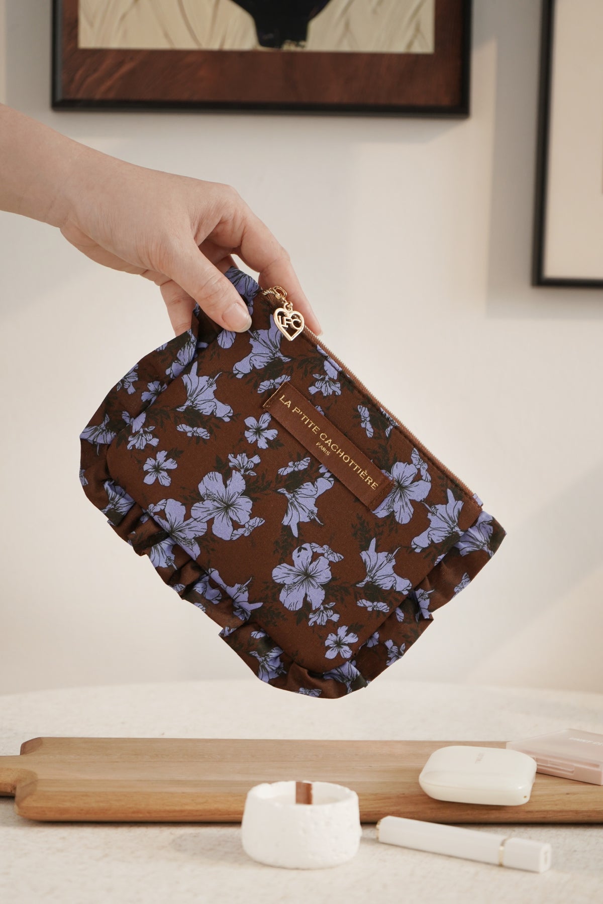 Pochette Froufrou - Bleuet