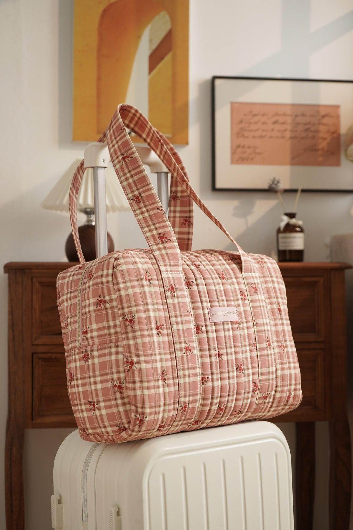 Sac Week-End - Matelassé Pivoine