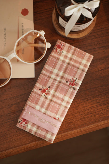 Etui à lunettes - Matelassé Pivoine